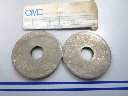 NEW OEM (LOT OF 2) 908114 0908114 OMC Johnson Evinrude Washer 0810