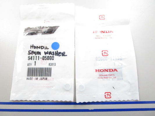 *NEW OEM* (LOT OF 2) 0810 Honda 5mm Washer 94111-05000
