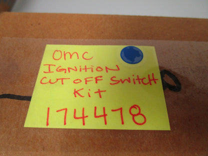 *NEW OEM* 0720 OMC Johnson Evinrude Ignition Cut Off Switch Kit 174478 0174478