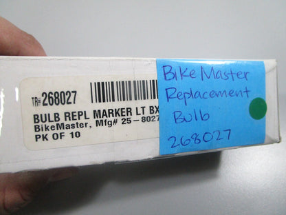 NEW (LOT OF 10) 268027 BikeMaster Replacement Bulb 0810