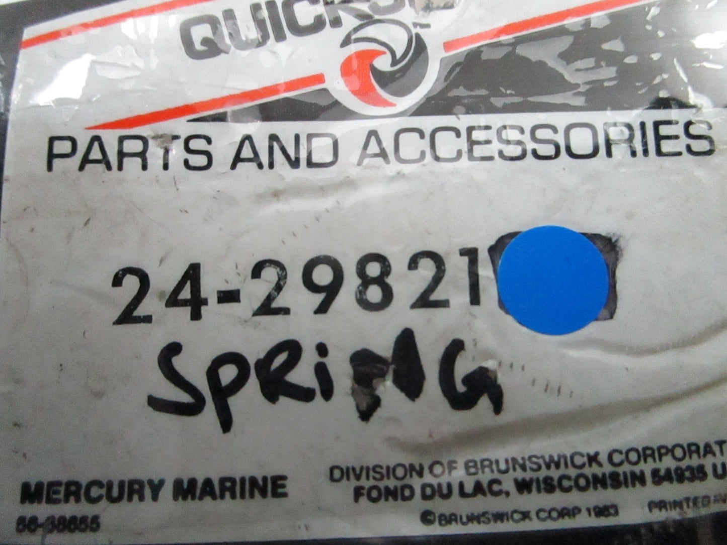 *NEW OEM* 0810 Mercury Quicksilver Spring 24-29821