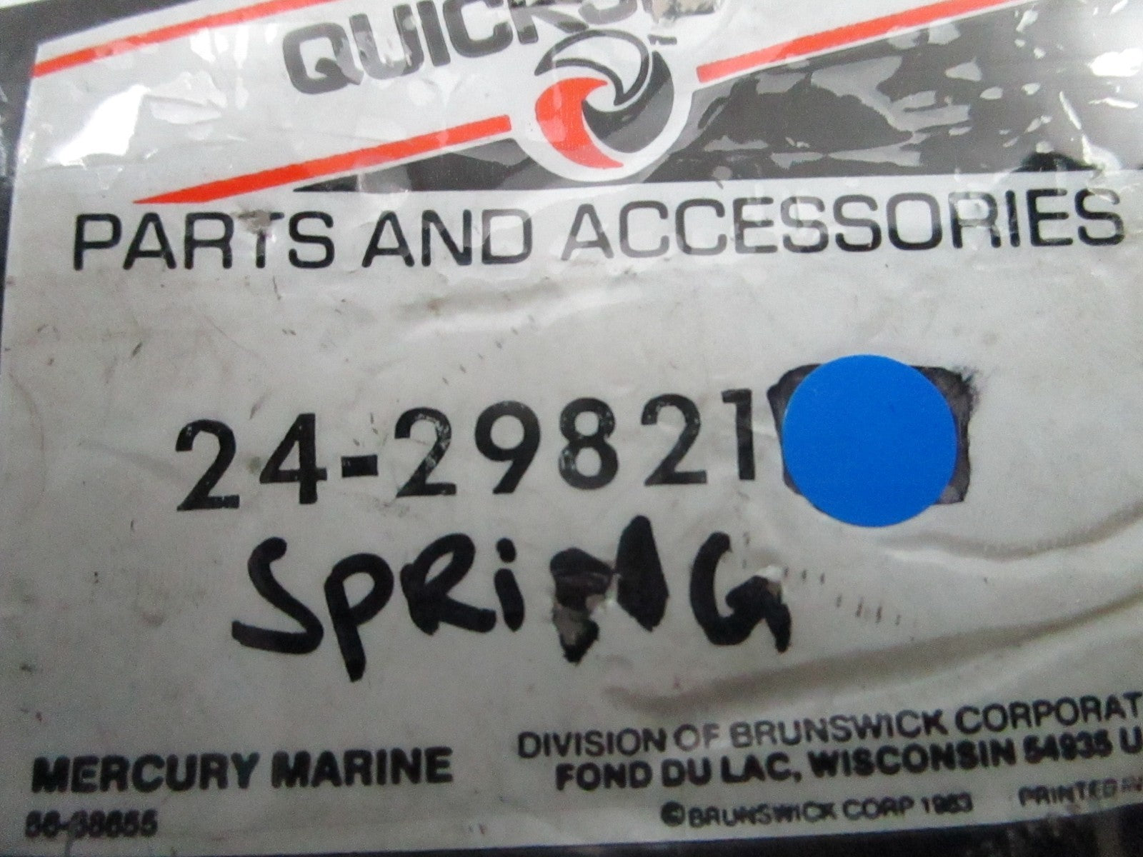 *NEW OEM* 0810 Mercury Quicksilver Spring 24-29821
