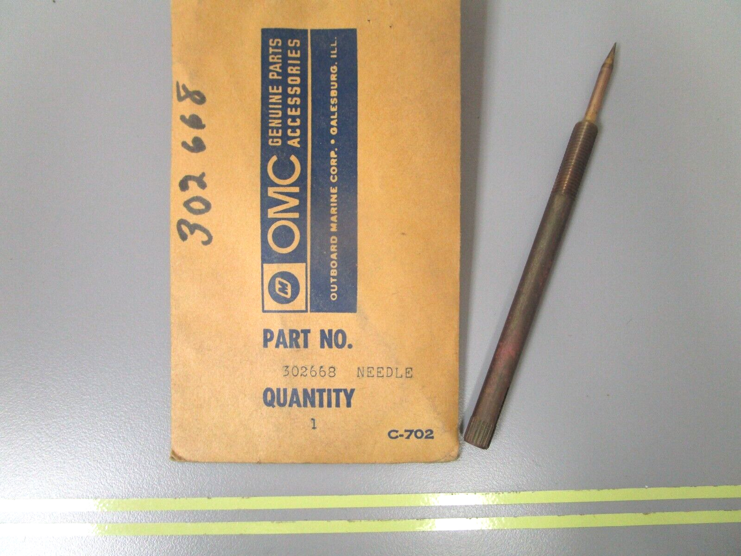 *NEW OEM* 0750 OMC NEEDLE VALVE 302668 0302668