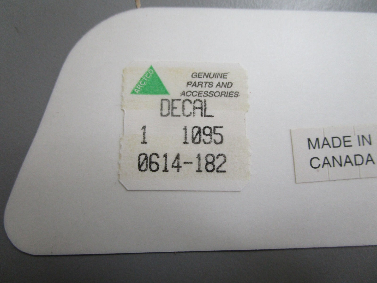 *NEW OEM* 0820 Arctic Cat Tigershark Console Decal 0614-182