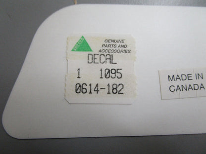 *NEW OEM* 0820 Arctic Cat Tigershark Console Decal 0614-182