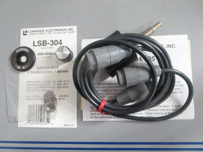NEW OEM LSB-304 000-0046-14 Lowrance Transducer & Sonar Kit 0820