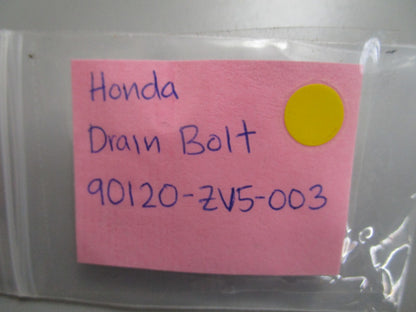 *NEW OEM* 0810 Honda Drain Bolt 90120-ZV5-003