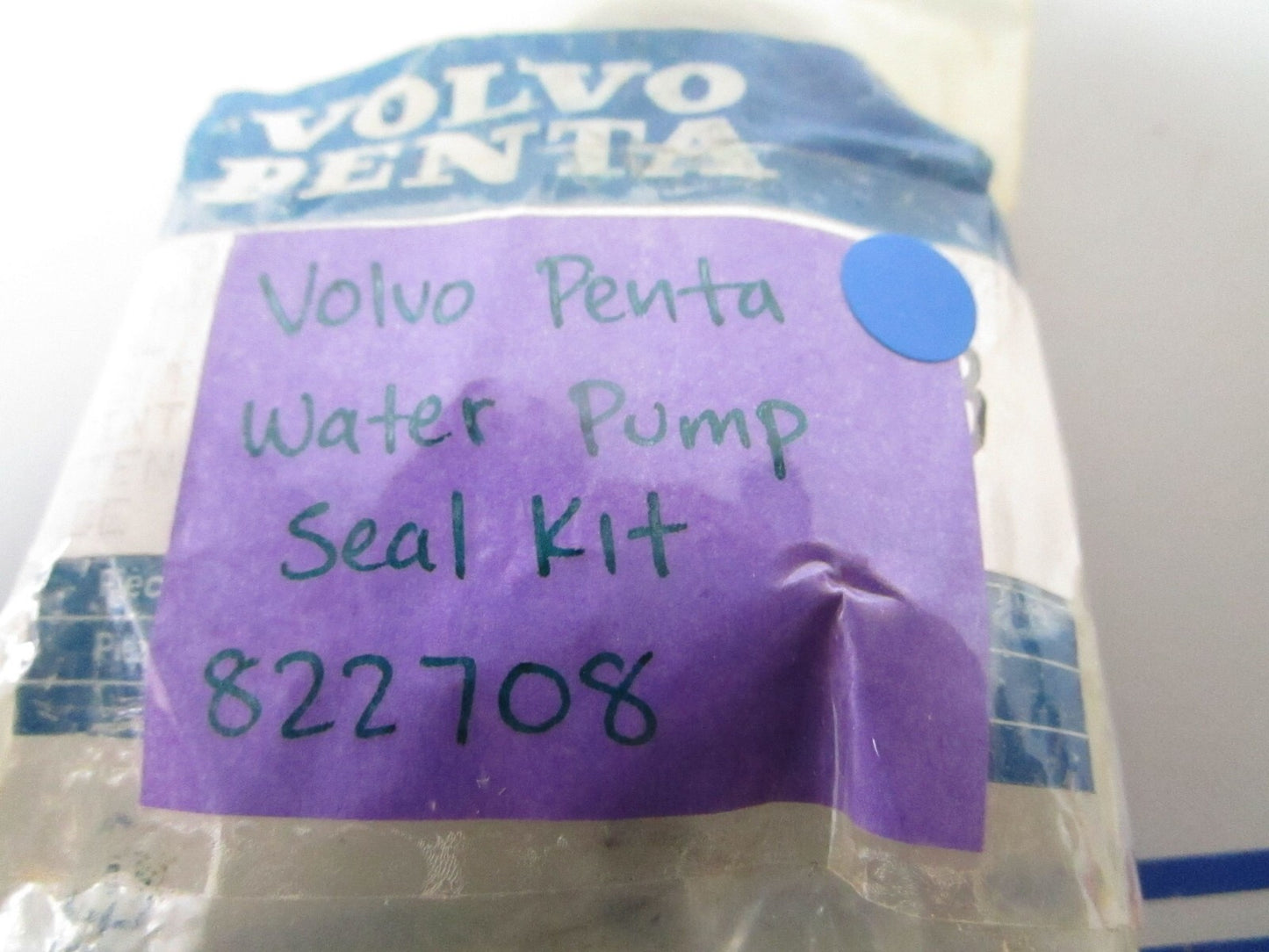 *NEW OEM* 0770 Volvo Penta Water Pump Seal Kit 822708