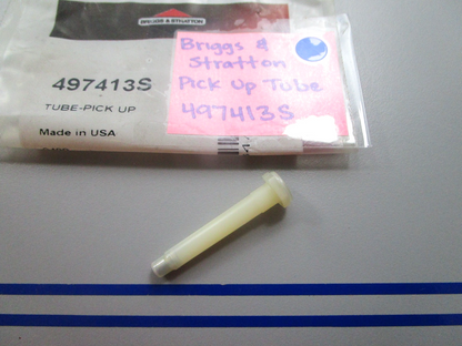 NEW OEM 497413S Briggs & Stratton Pick Up Tube 0810