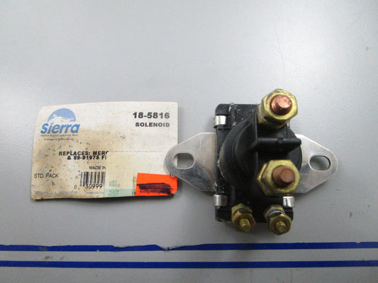 *NEW* 0810 Sierra Solenoid 18-5816 Replaces: Mercury 89-91975