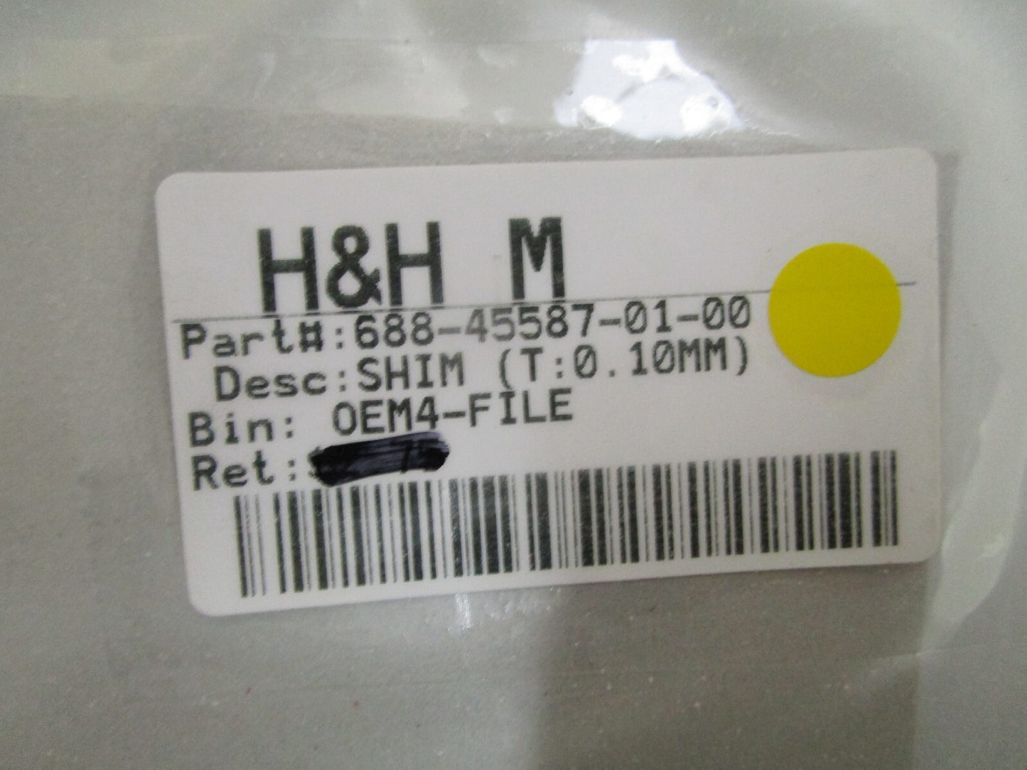 *NEW OEM* 0810 Yamaha (T:0.10MM) Shim 688-45587-01-00