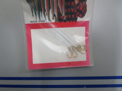 *NEW* 0770 Eagle Claw Size 10 Snelled Fish Hooks NO.73