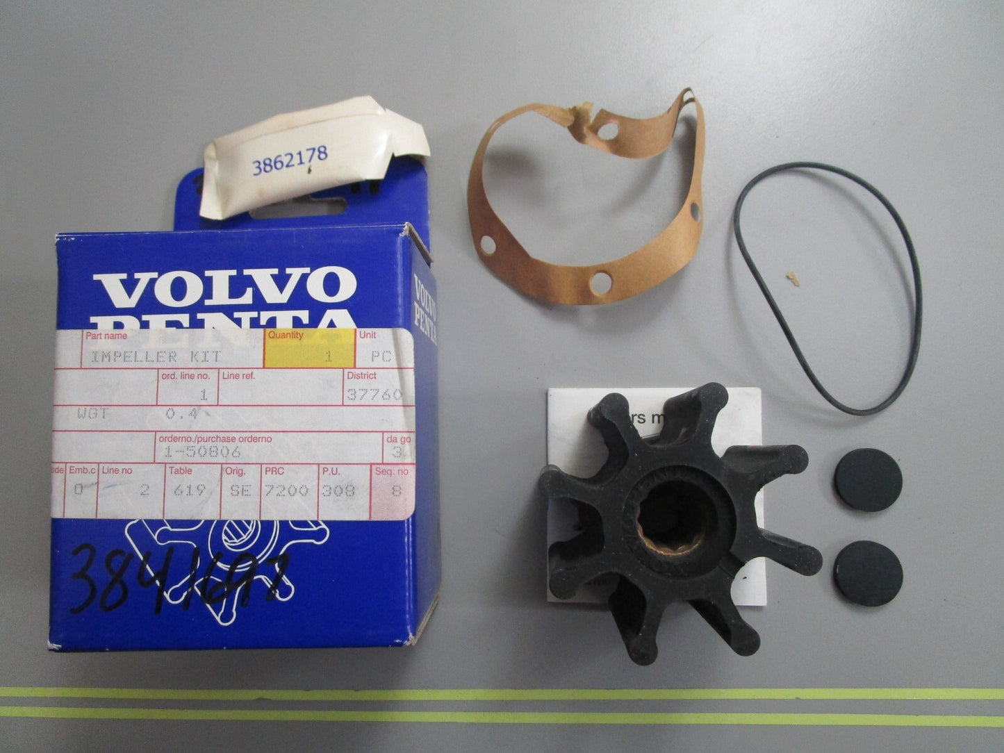 *NEW OEM* 0820 Volvo Penta Impeller Kit 877061 24139377