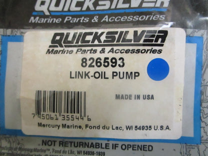 *NEW OEM* 0810 Mercury Quicksilver Oil Pump Link 826593