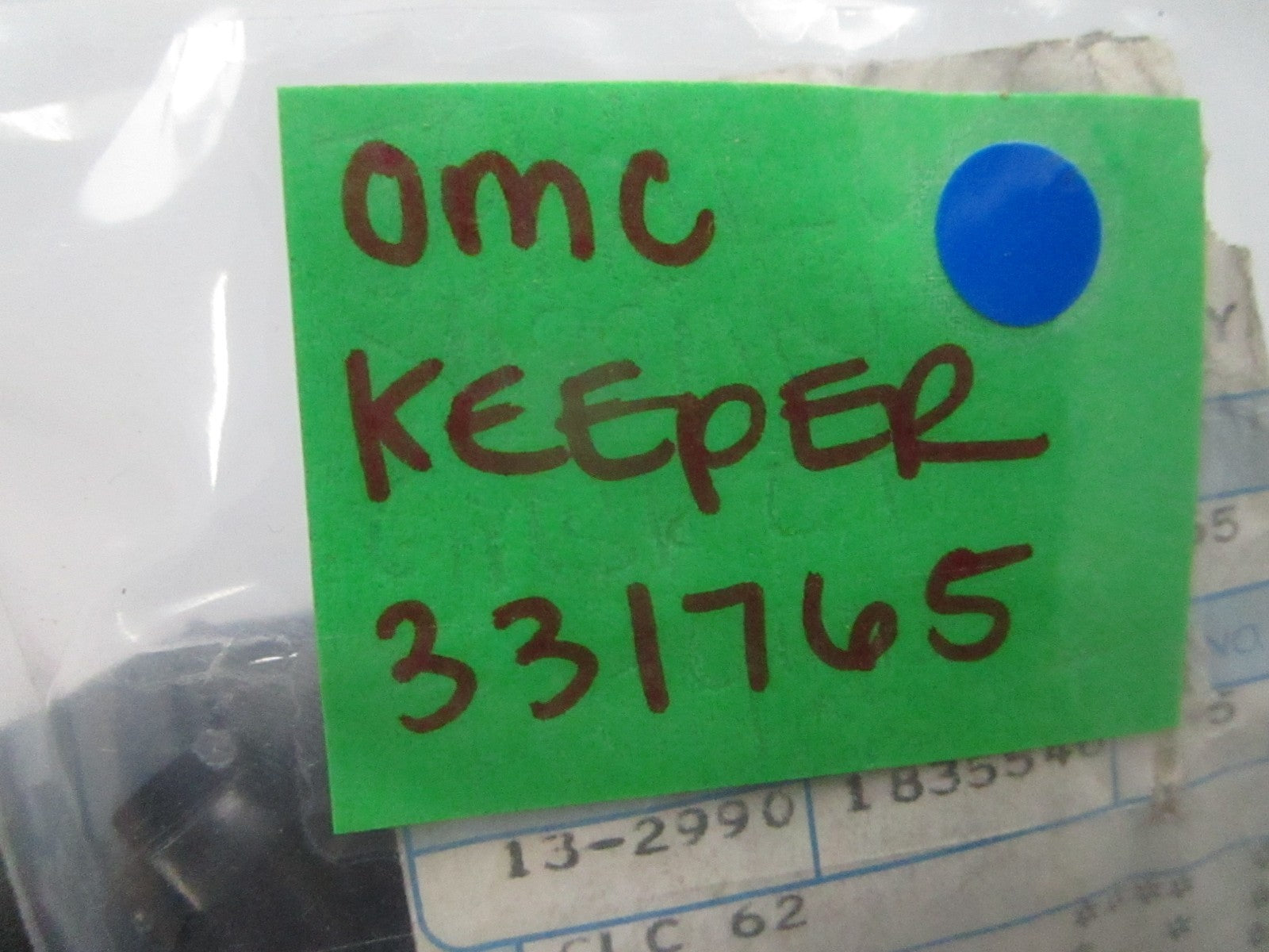 *NEW OEM* 0810 OMC Johnson Evinrude Keeper 331765 0331765