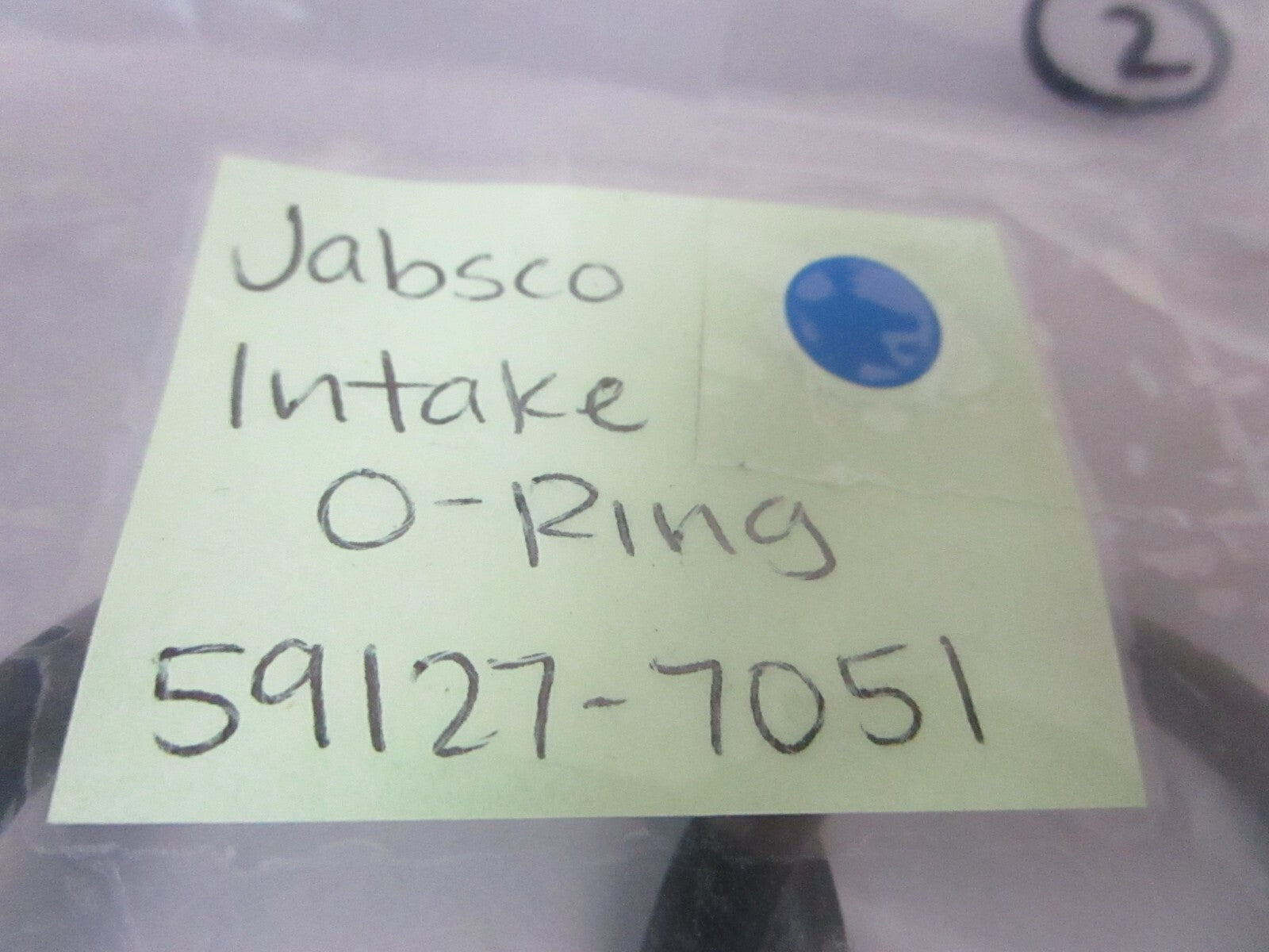 *NEW OEM* (LOT OF 2) 0810 Jabsco Intake O-Ring 59127-7051
