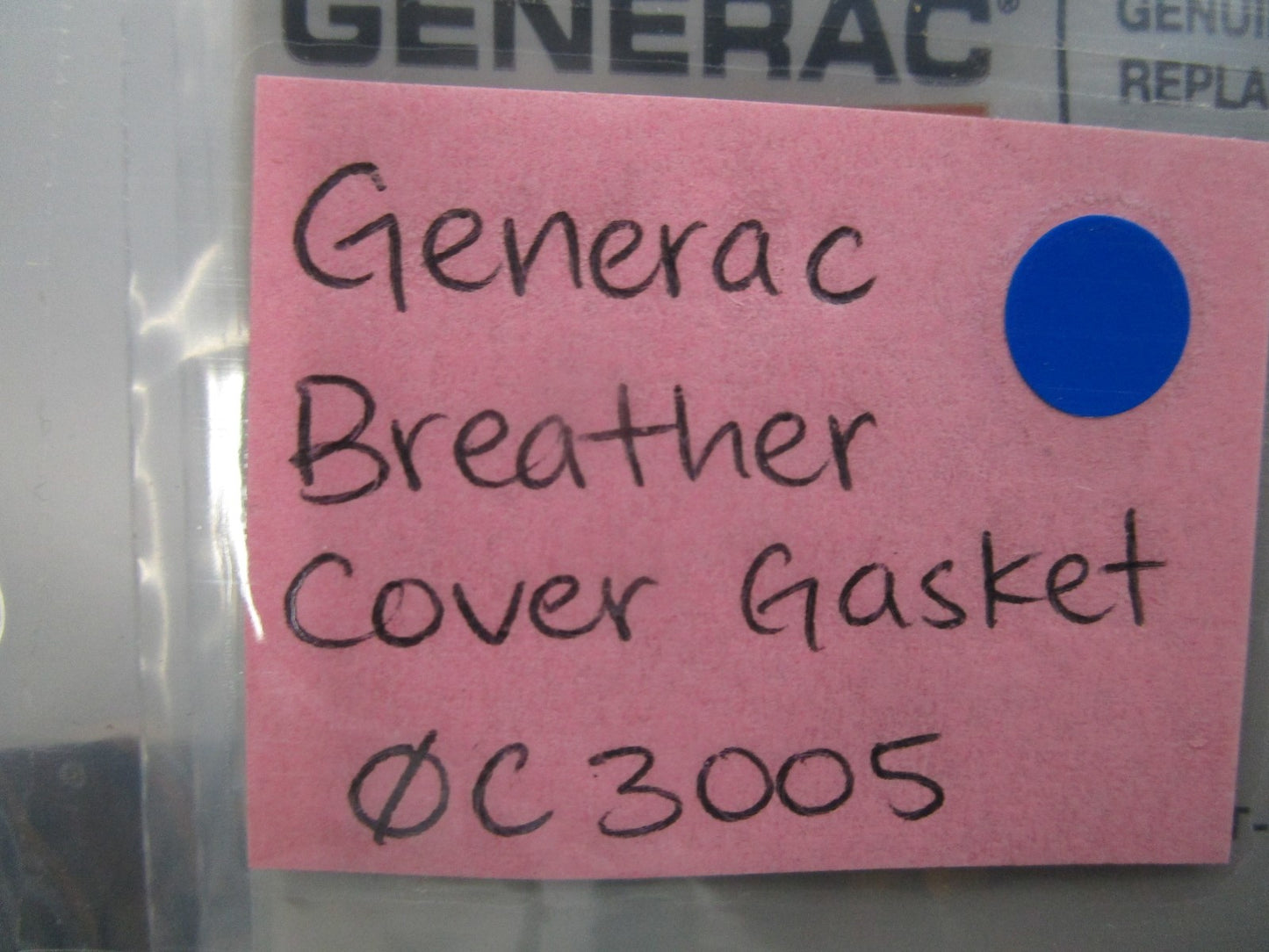 *NEW OEM* 0810 Generac Breather Cover Gasket 0C3005