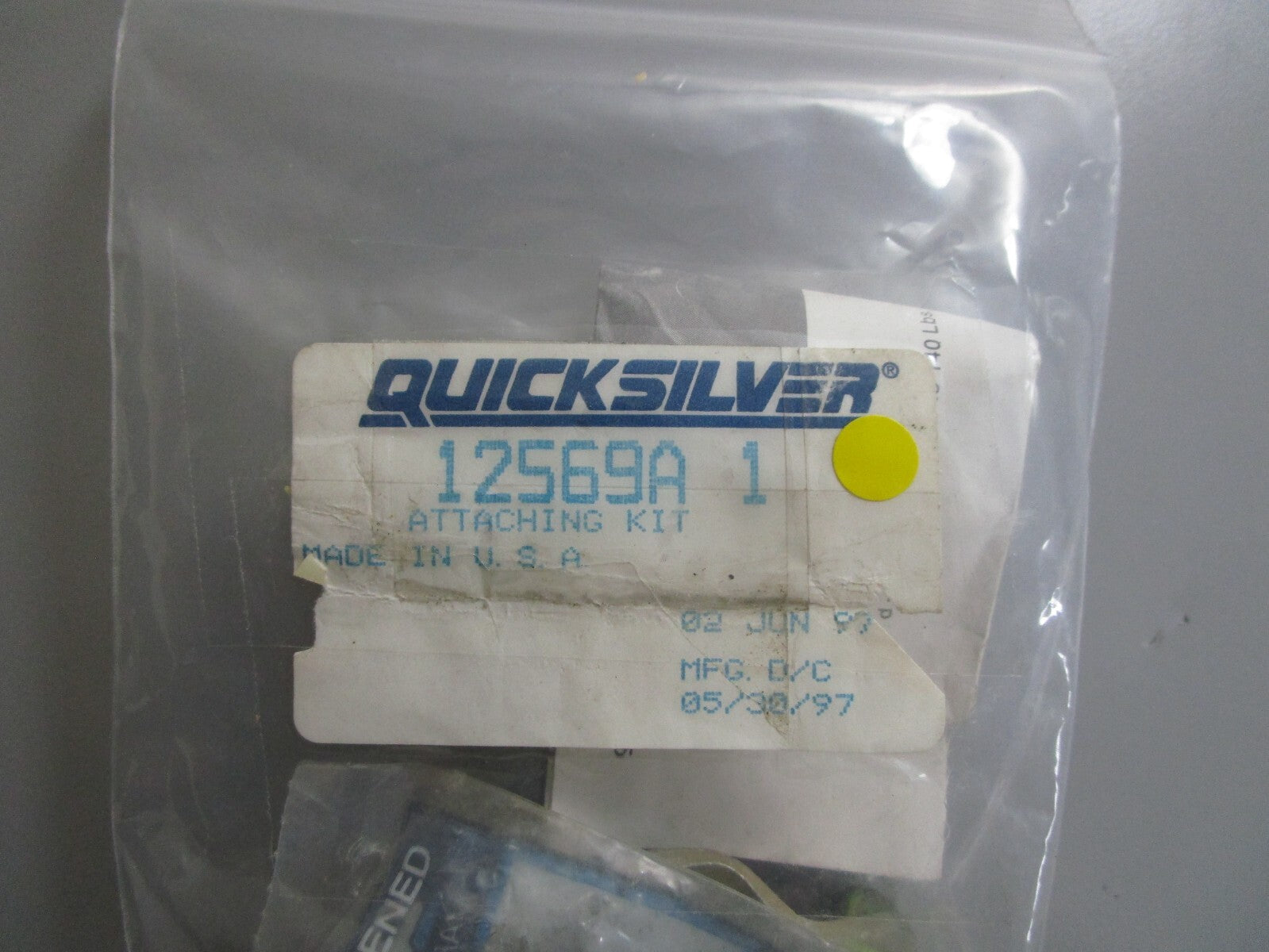 *NEW OEM* 0810 Mercury Quicksilver Attaching Kit 12569A1