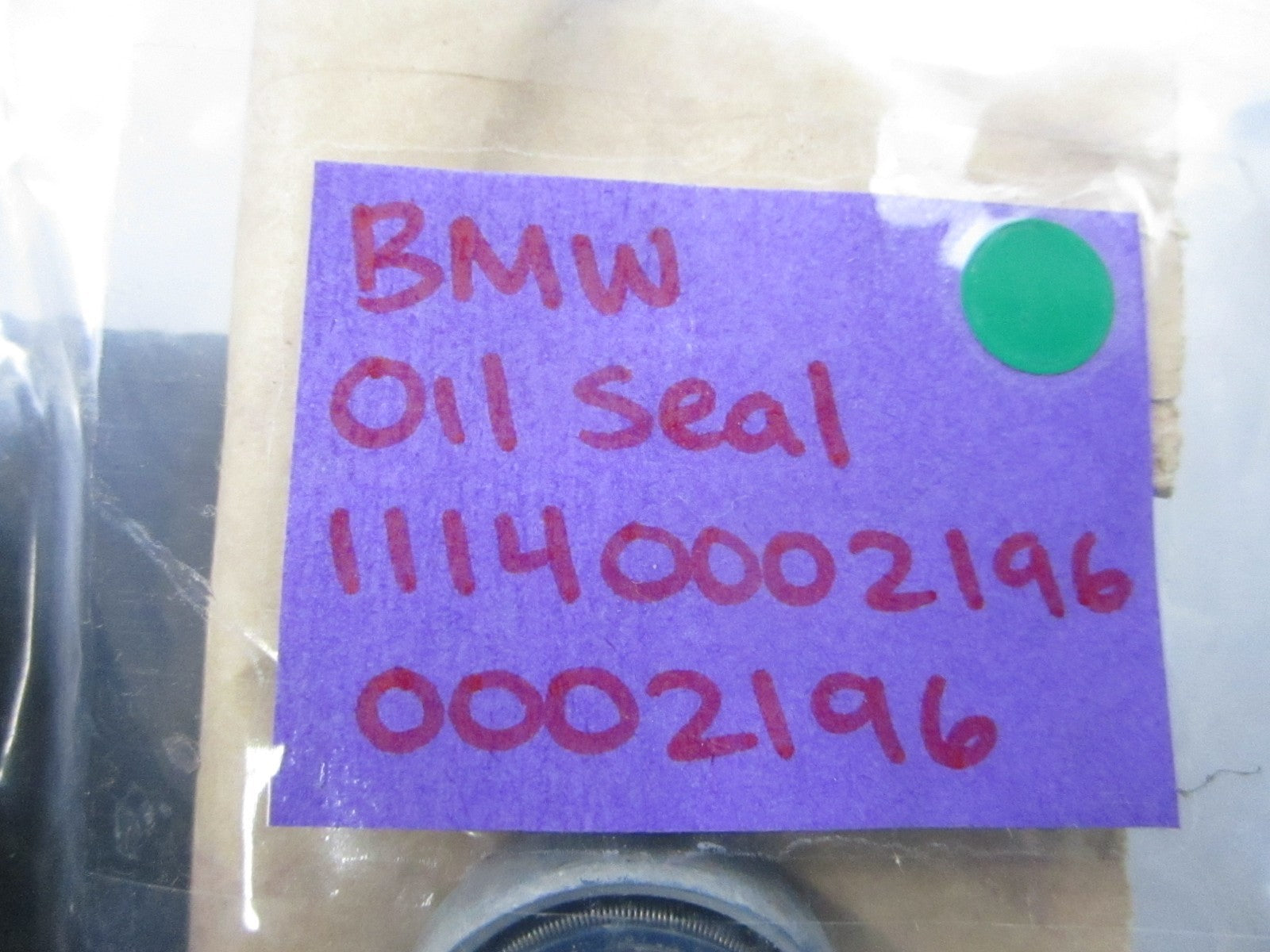 NEW OEM 11140002196 0002196 BMW Oil Seal 0810