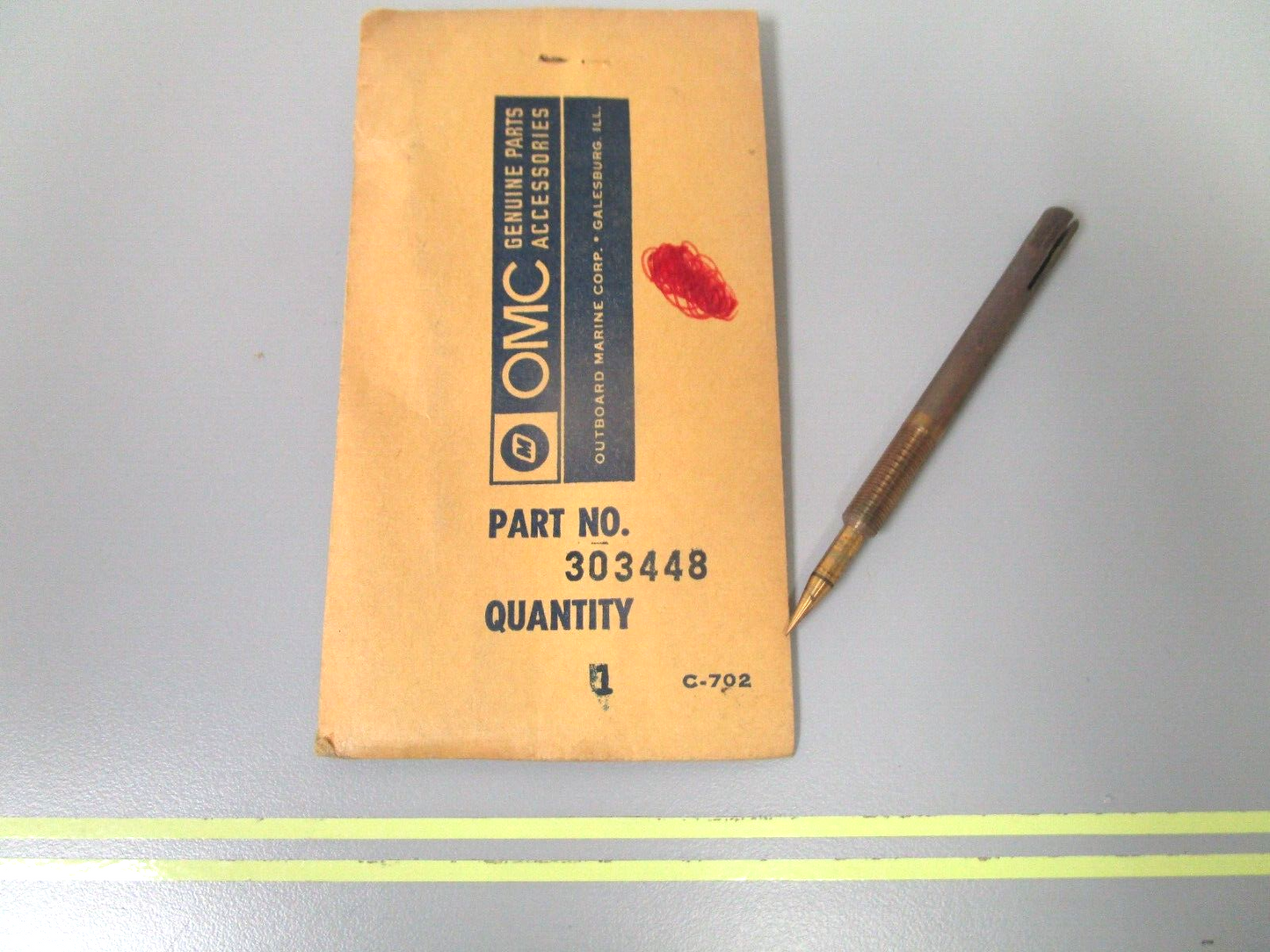 *NEW OEM* 0750 OMC Johnson Evinrude NEEDLE VALVE 303448 0303448