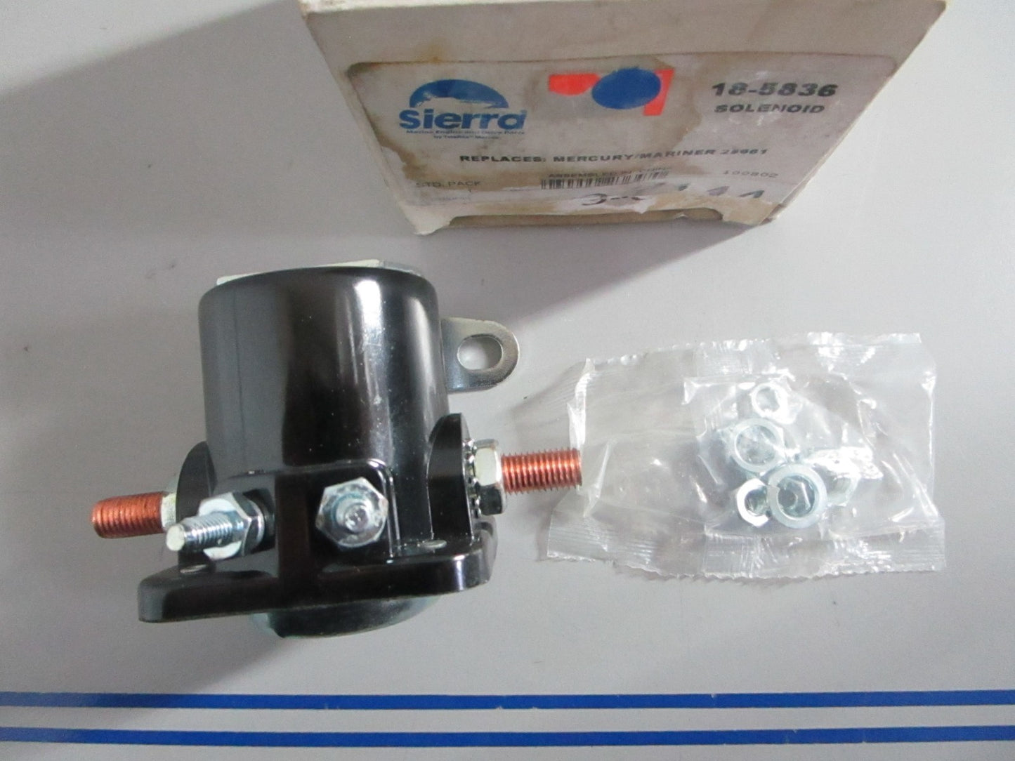 NEW 18-5836 Sierra Solenoid Rep: 25661 Mercury 0820