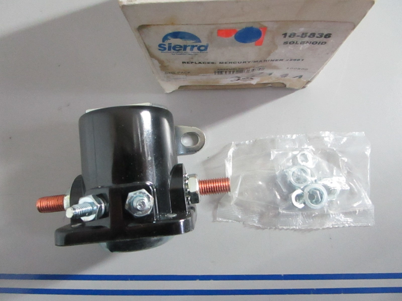 NEW 18-5836 Sierra Solenoid Rep: 25661 Mercury 0820