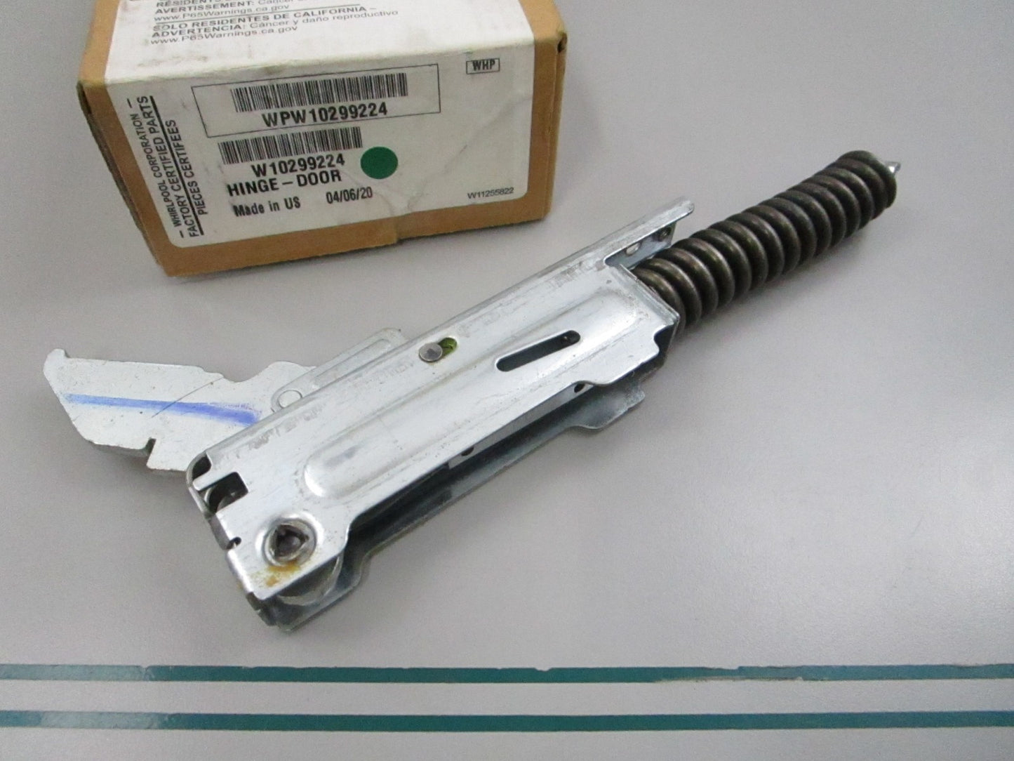 NEW OEM WPW10299224 Whirlpool Door Hinge 0810