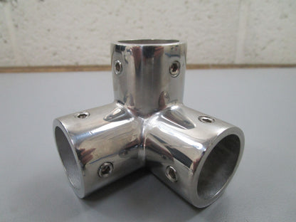 *NEW OEM* 0770 Sea Dog Line Stainless Steel Tail Fitting 3-Way Corner Tube 1 in