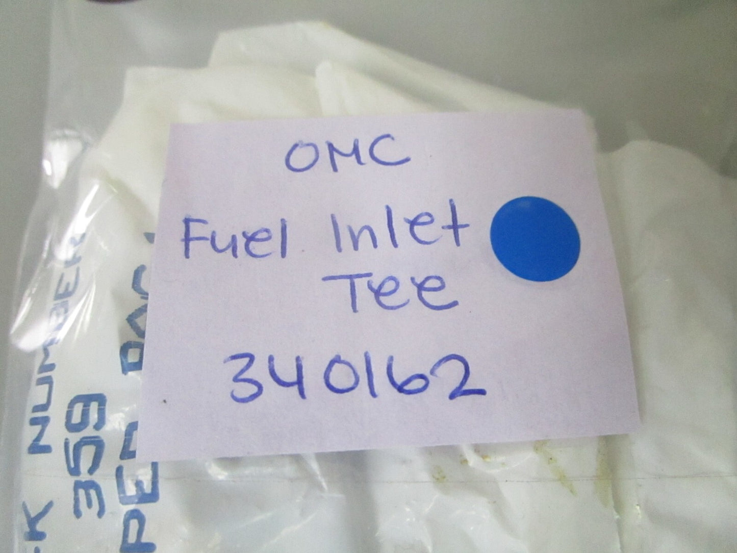 *NEW OEM* 0810 OMC Johnson Evinrude Fuel Inlet Tee 340162 0340162