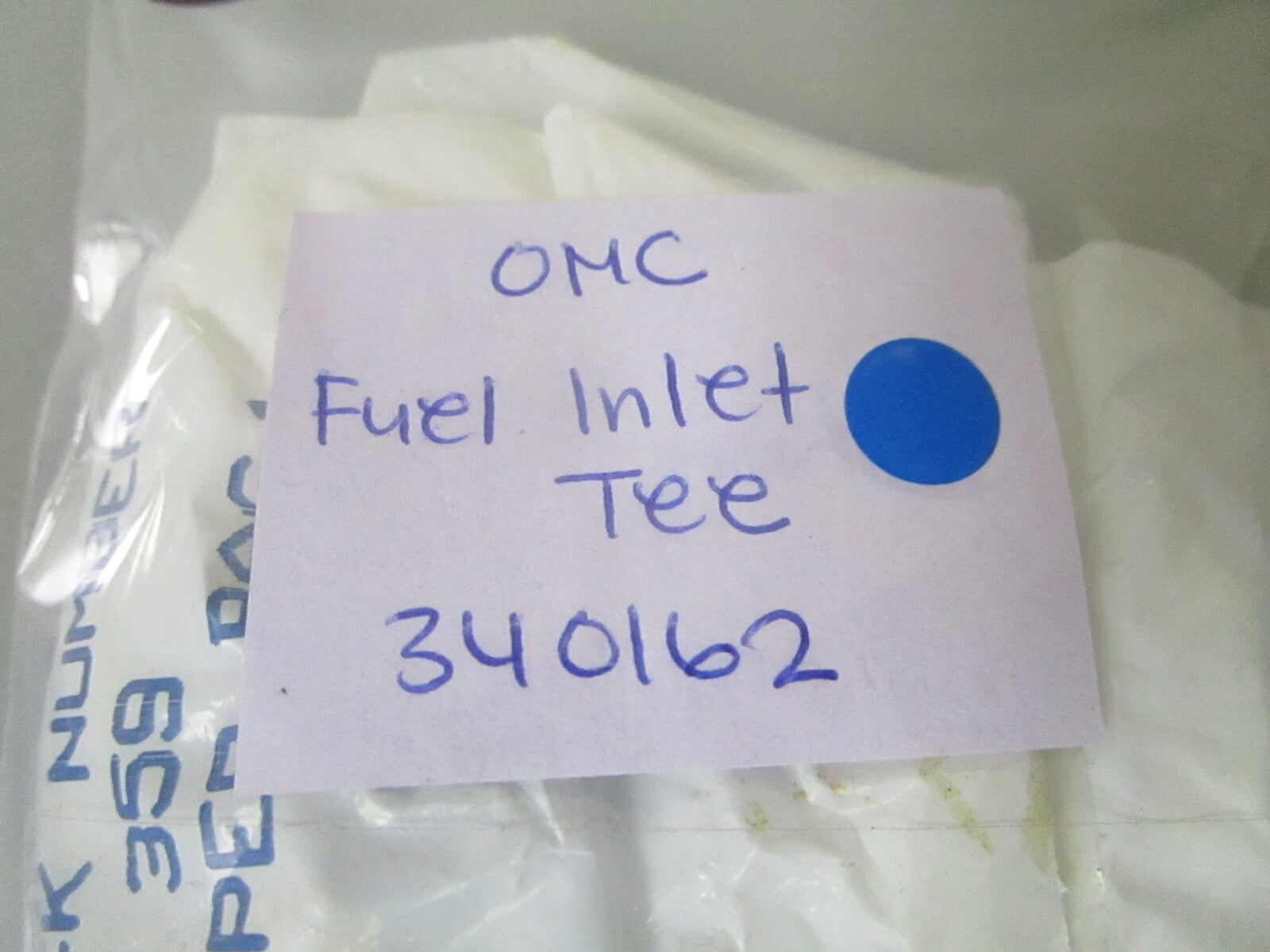 *NEW OEM* 0810 OMC Johnson Evinrude Fuel Inlet Tee 340162 0340162
