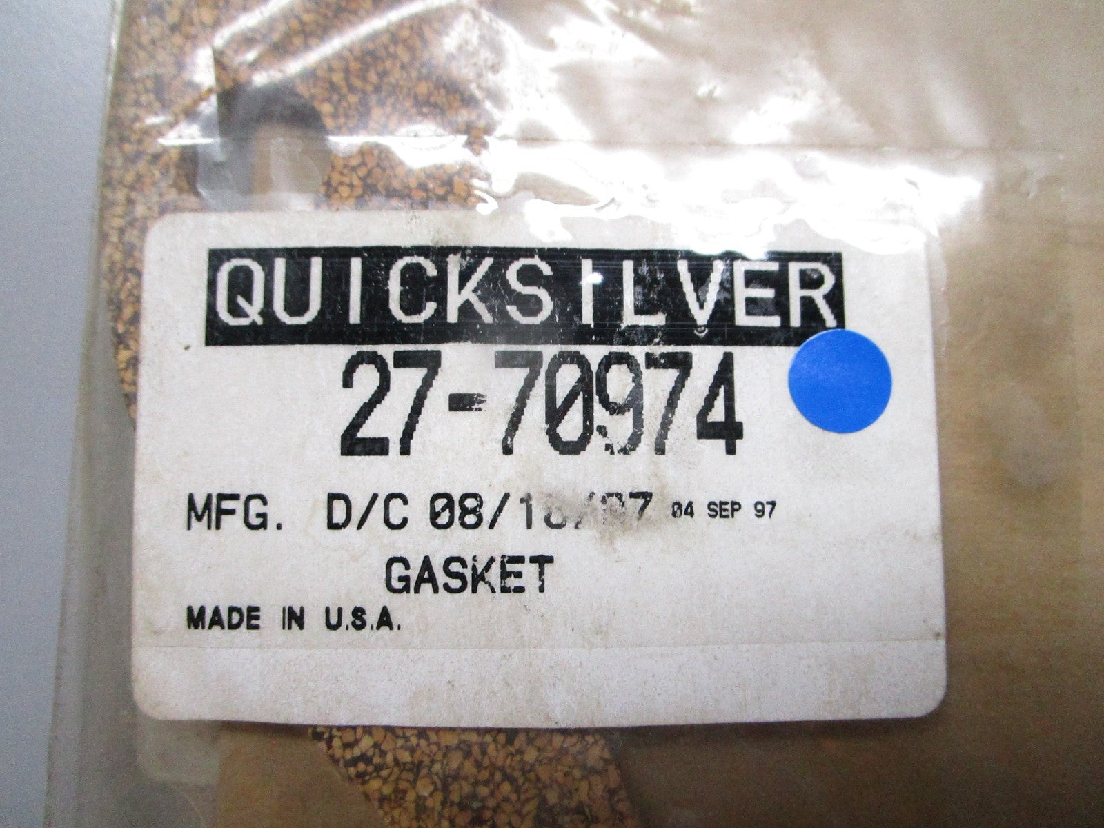 *NEW OEM* (LOT OF 3) 0810 Mercury Quicksilver Gasket 27-70974