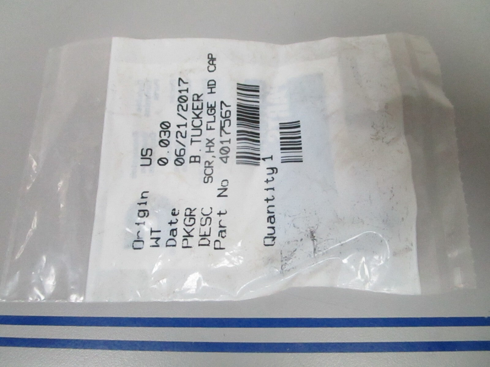 *NEW OEM* 0810 Cummins Hexagon Screw 4017567