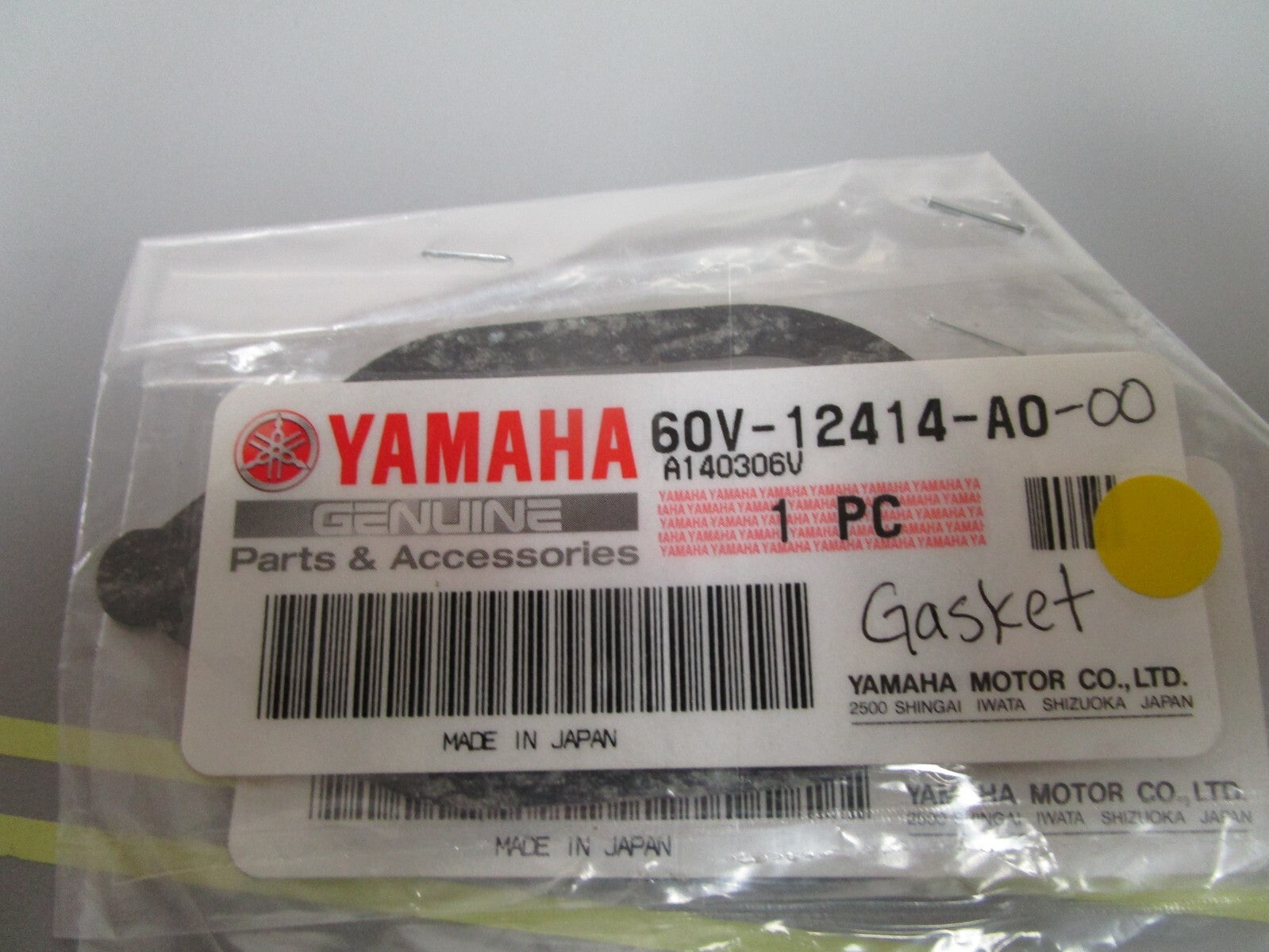 *NEW OEM* 0810 Yamaha Gasket 60V-12414-A0-00
