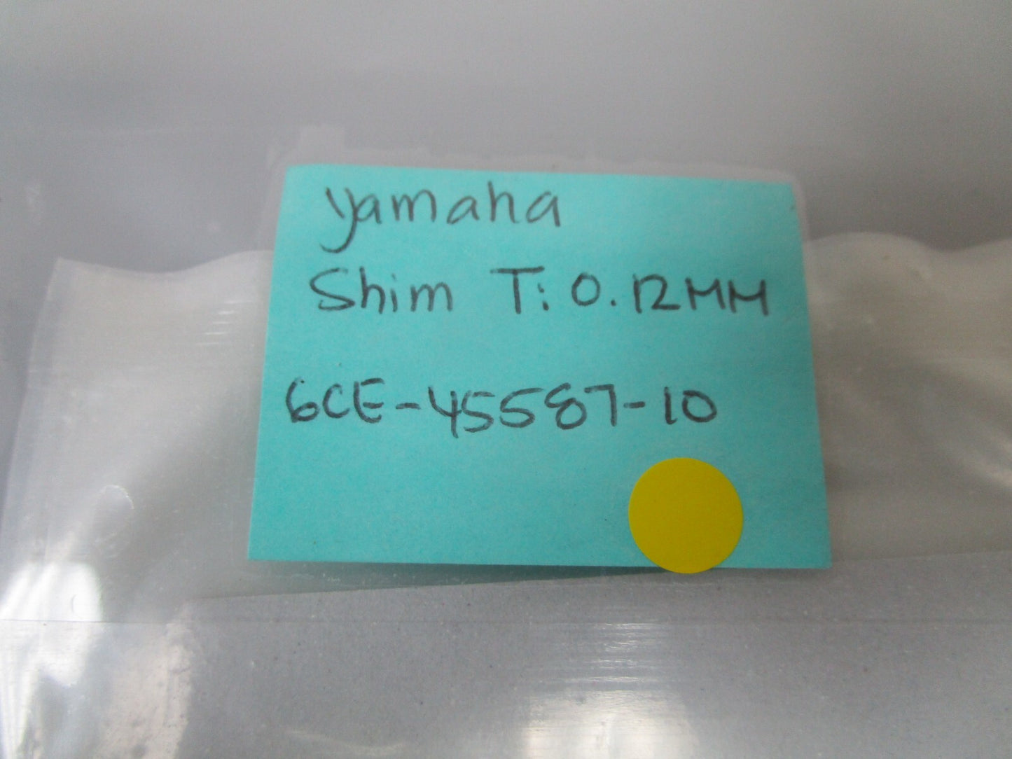 *NEW OEM* 0810 Yamaha (T:0.12MM) Shim 6CE-45587-10
