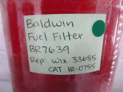 NEW (LOT OF 3) BR7639 Baldwin Fuel Filter Rep: 33685 Wix 1R-0755 CAT 0820
