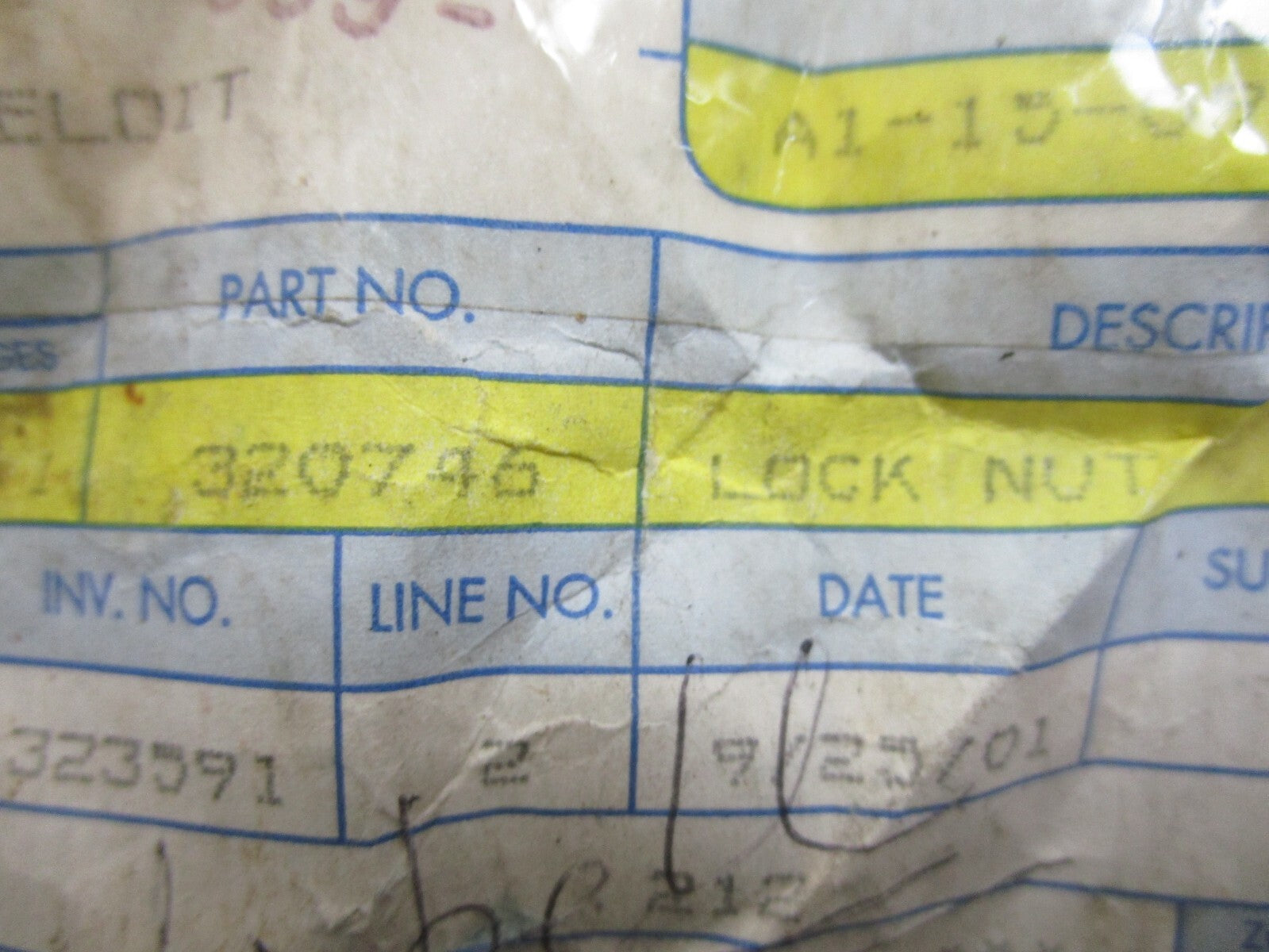 *NEW OEM* 0820 OMC Johnson Evinrude Lock Nut 320746 0320746