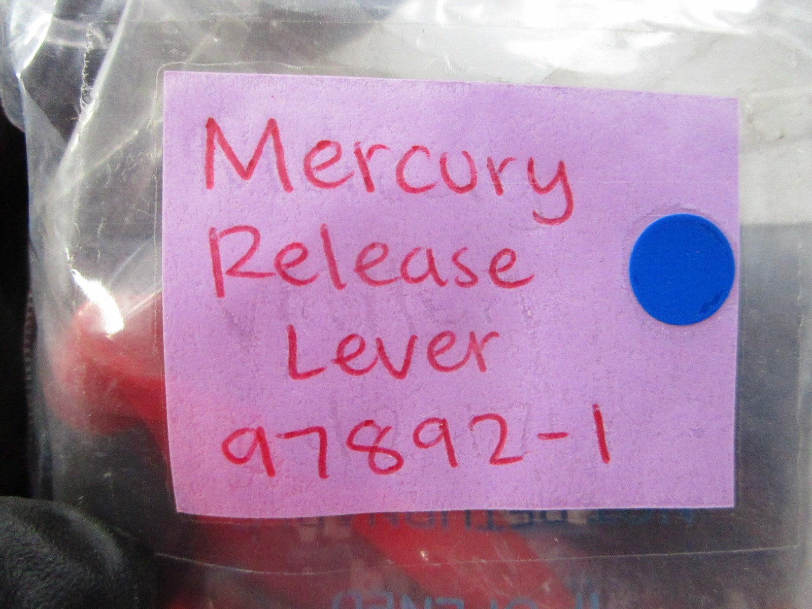 NEW OEM 97892-1 Mercury Quicksilver Release Lever 0810