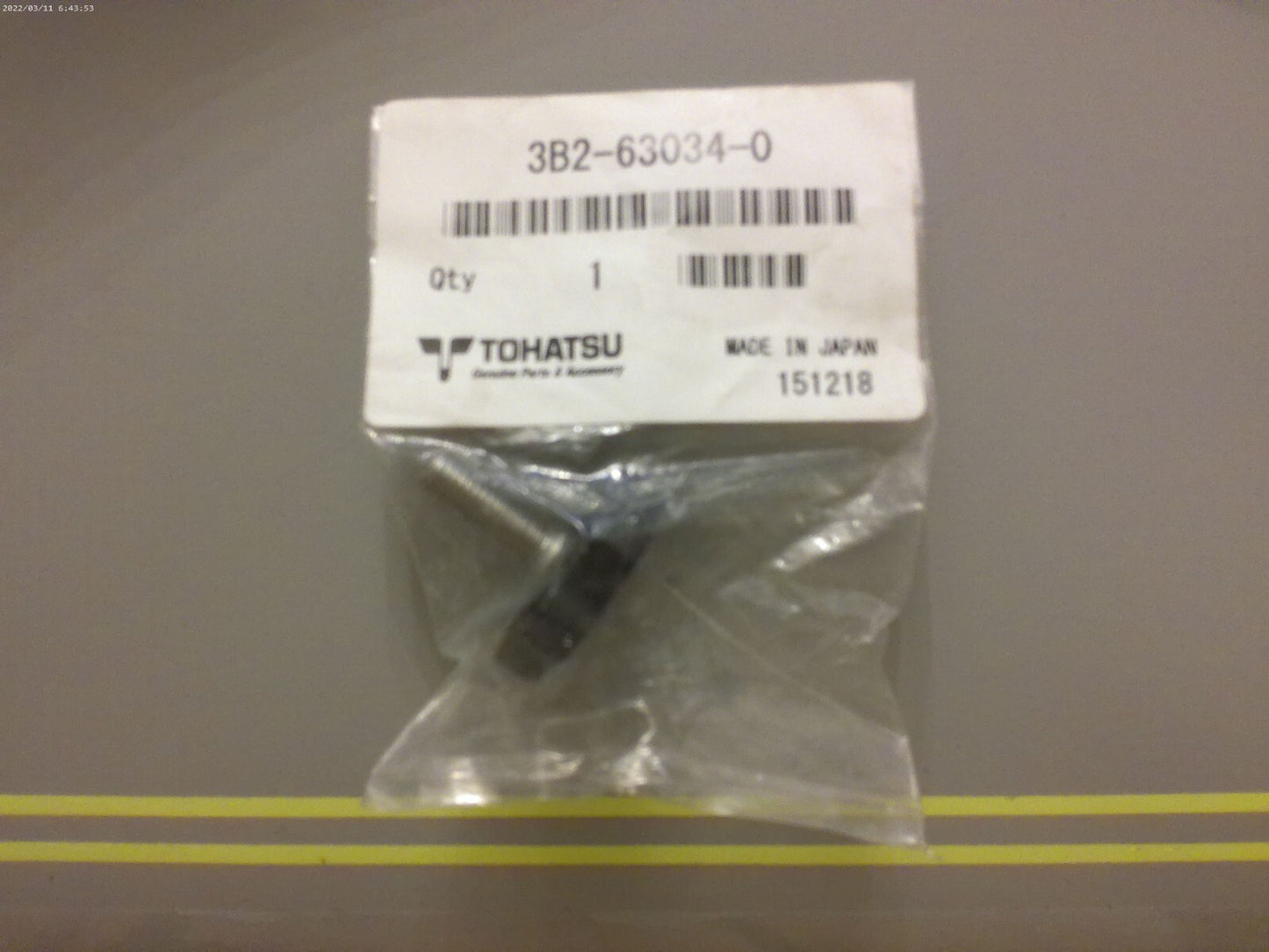 *NEW OEM* 0810 Tohatsu Adjust Screw 3B2-63034-0 3B2630340