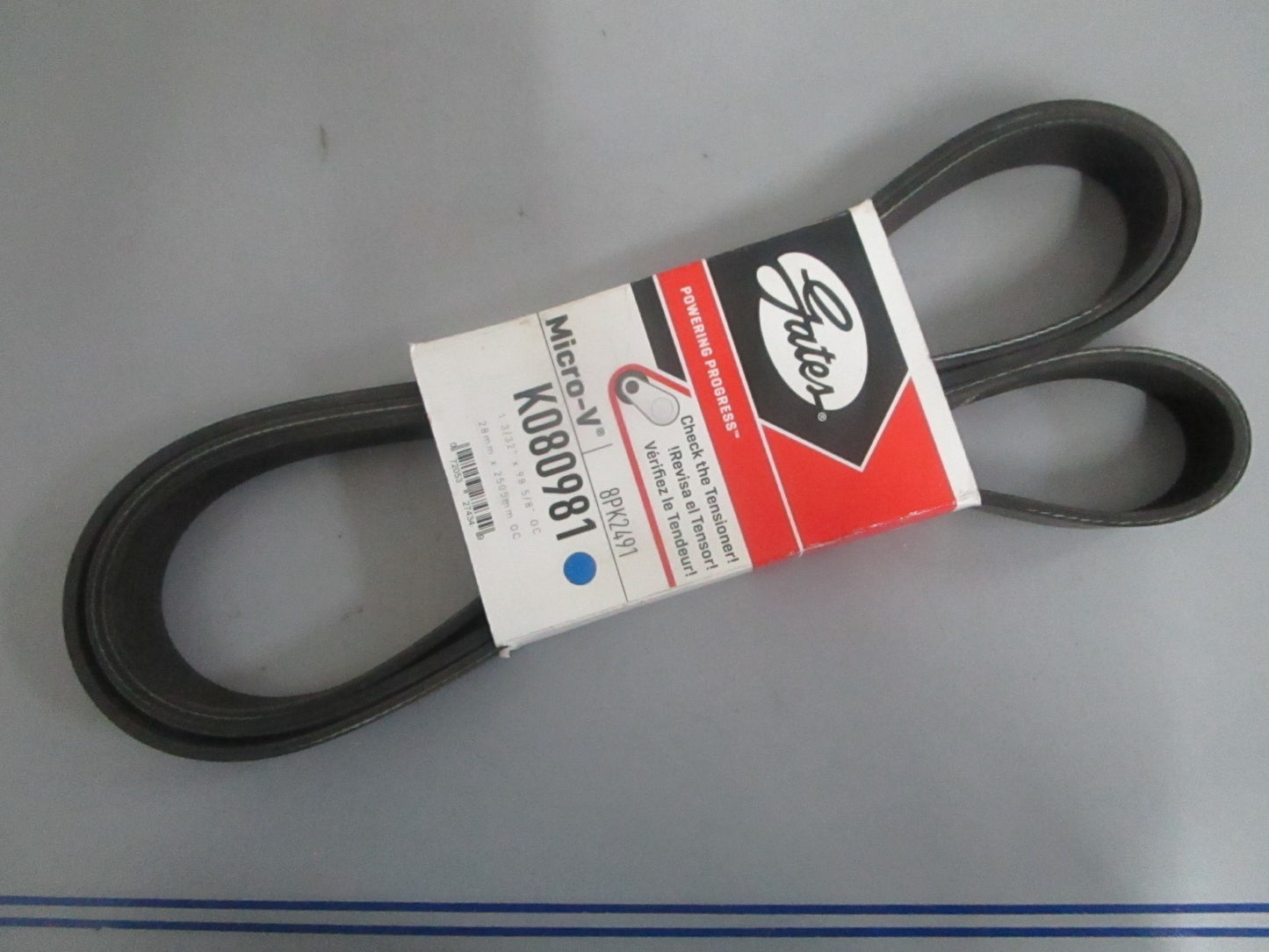 NEW K080981 Gates Micro-V Serpentine Belt 0820