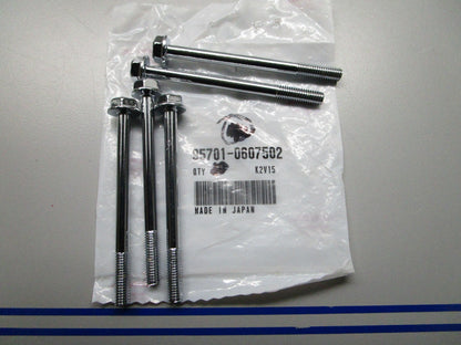 *NEW OEM* (LOT OF 5) 0720 Honda 6 x 75 Screw Bolt 95701-0607502
