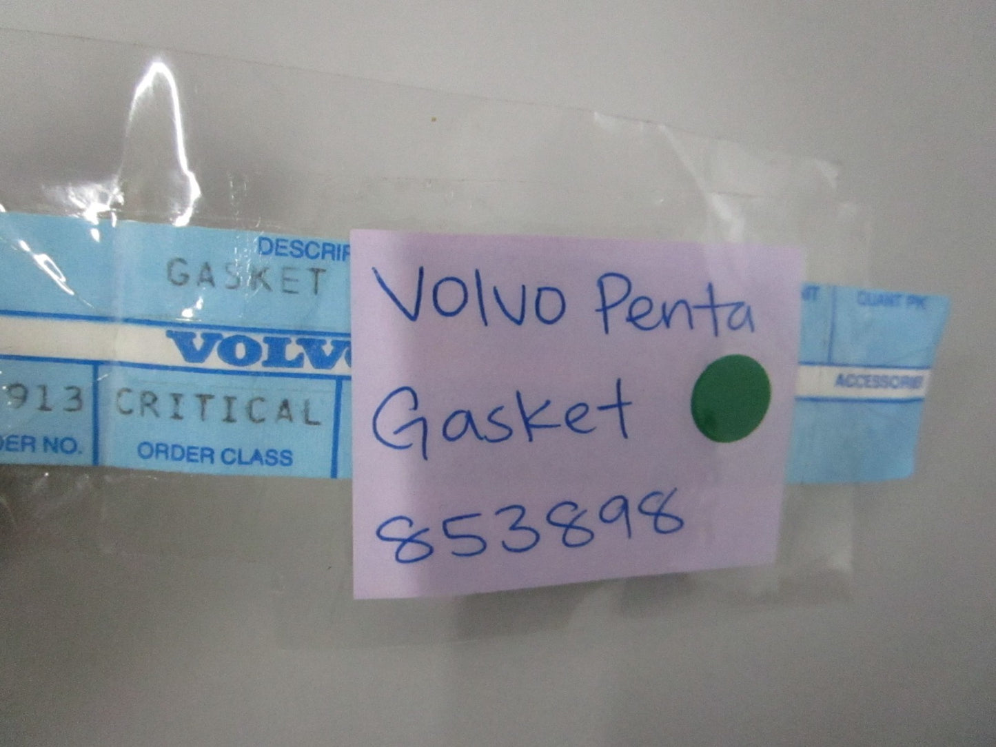 NEW OEM 853898 Volvo Penta Gasket 0810