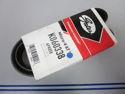 NEW K060338 Gates Micro-V 13/16" x 34 ⅜" Serpentine Belt 0720
