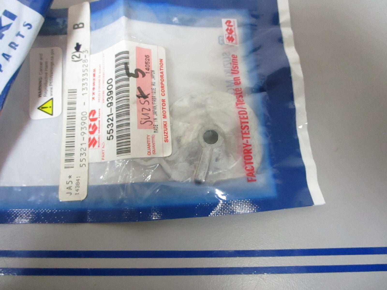 *NEW OEM* 0810 Suzuki Zinc Anode 55321-93900