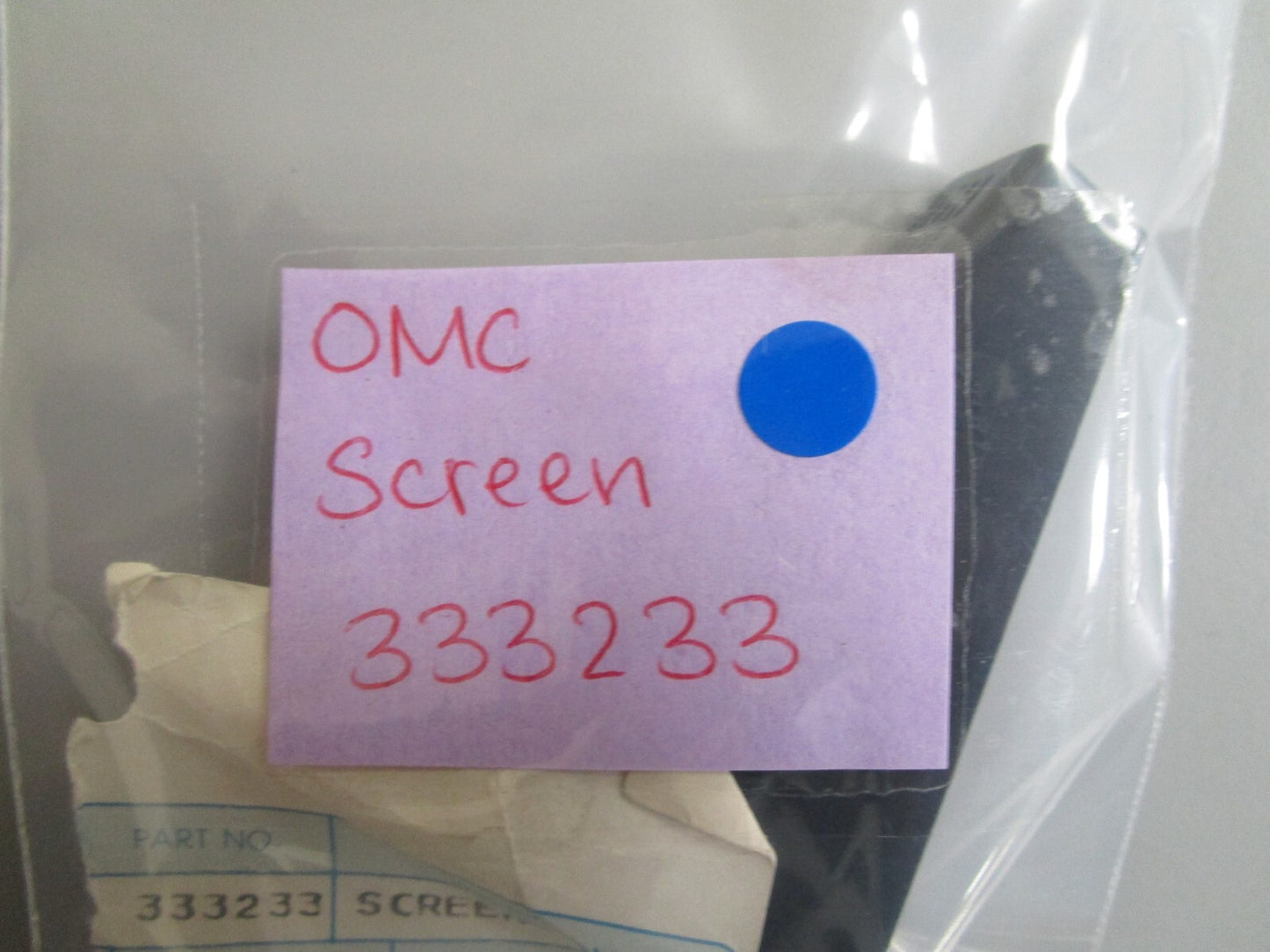 *NEW OEM* 0720 OMC Johnson Evinrude Screen 333233 0333233