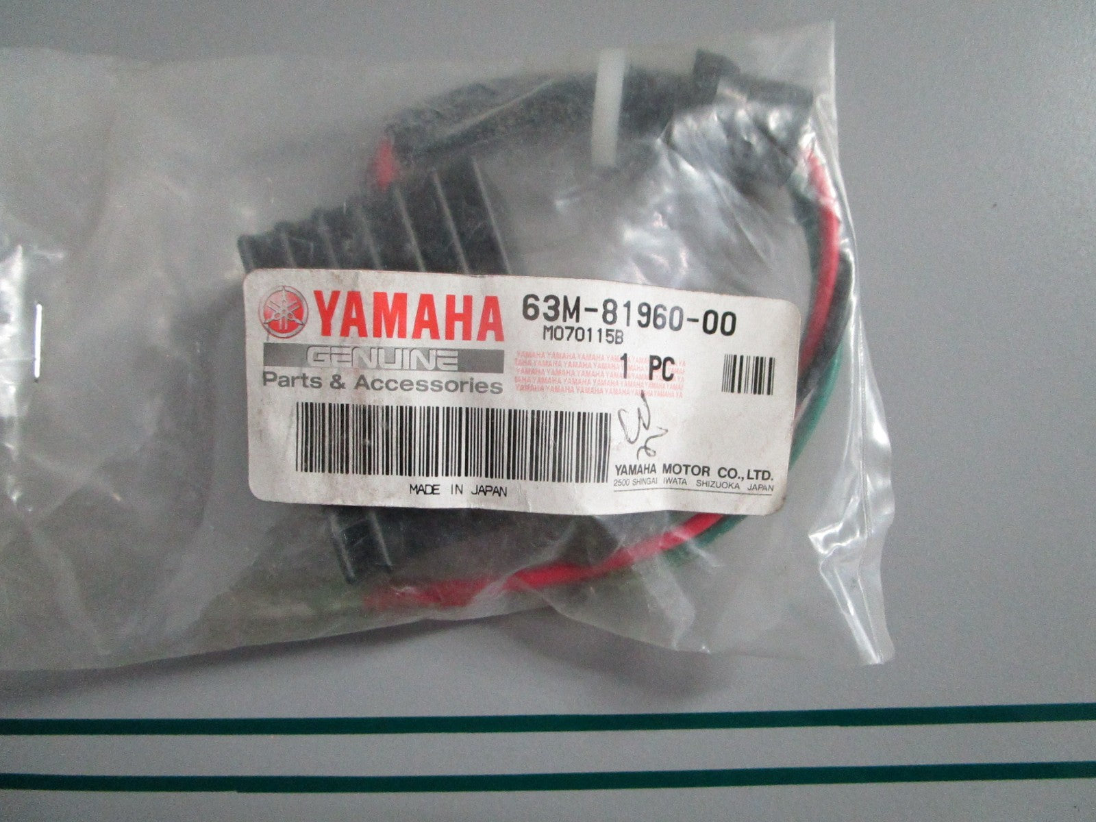 NEW OEM 63M-81960-00-00 Yamaha Rectifier/Regulator 0820