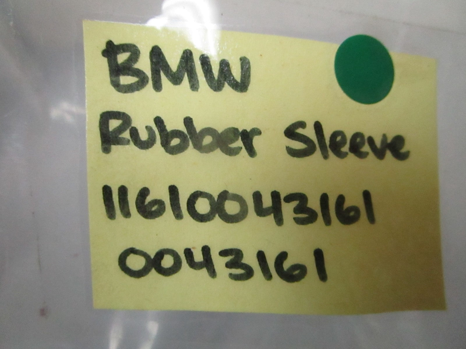 NEW OEM (LOT OF 2) 11610043161 0043161 BMW Rubber Sleeve 0810