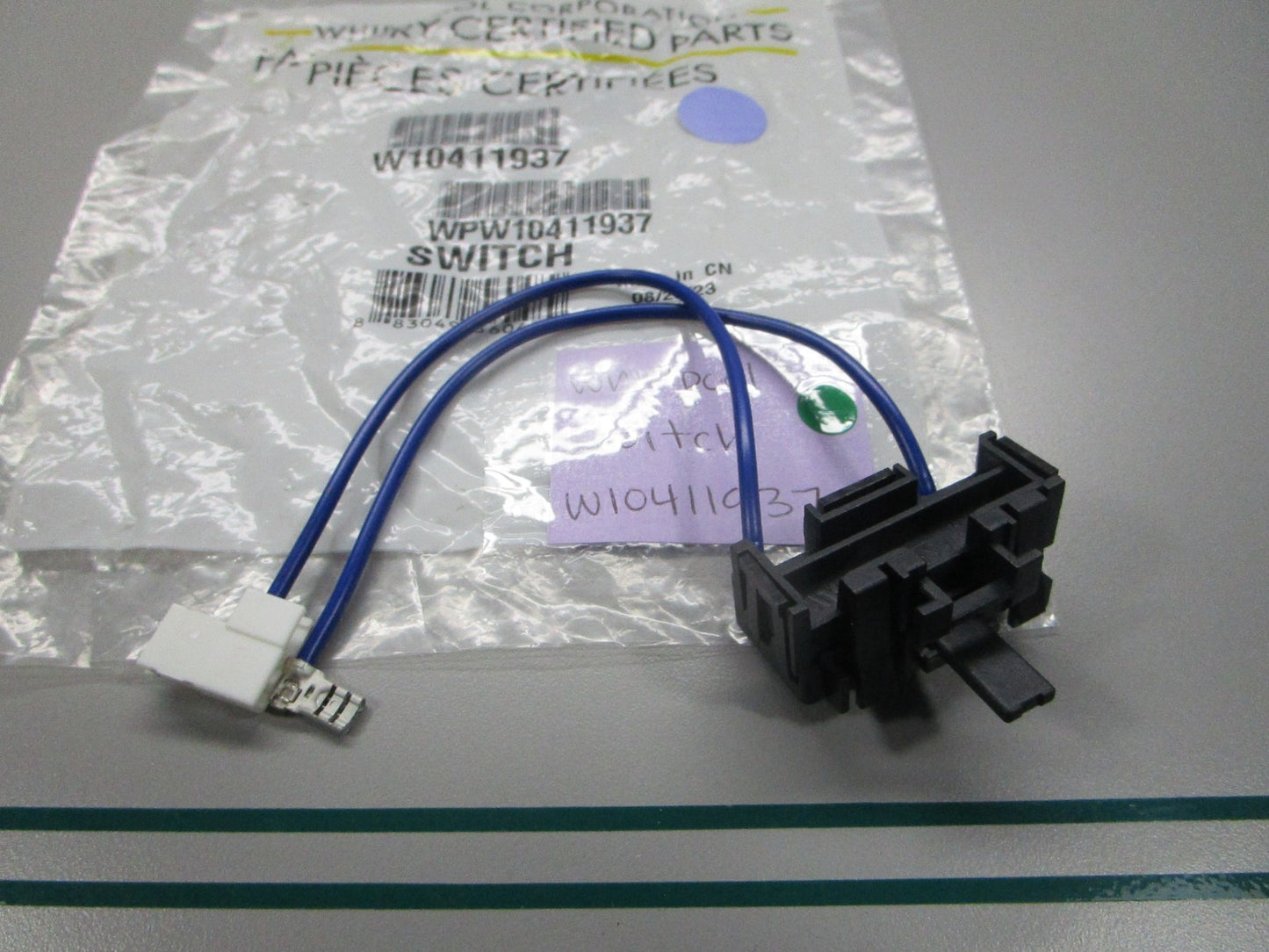 NEW OEM W10411937 Whirlpool Switch 0810