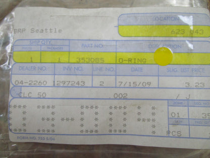 *NEW OEM* 0750 OMC Johnson Evinrude O-RING 353085 0353085