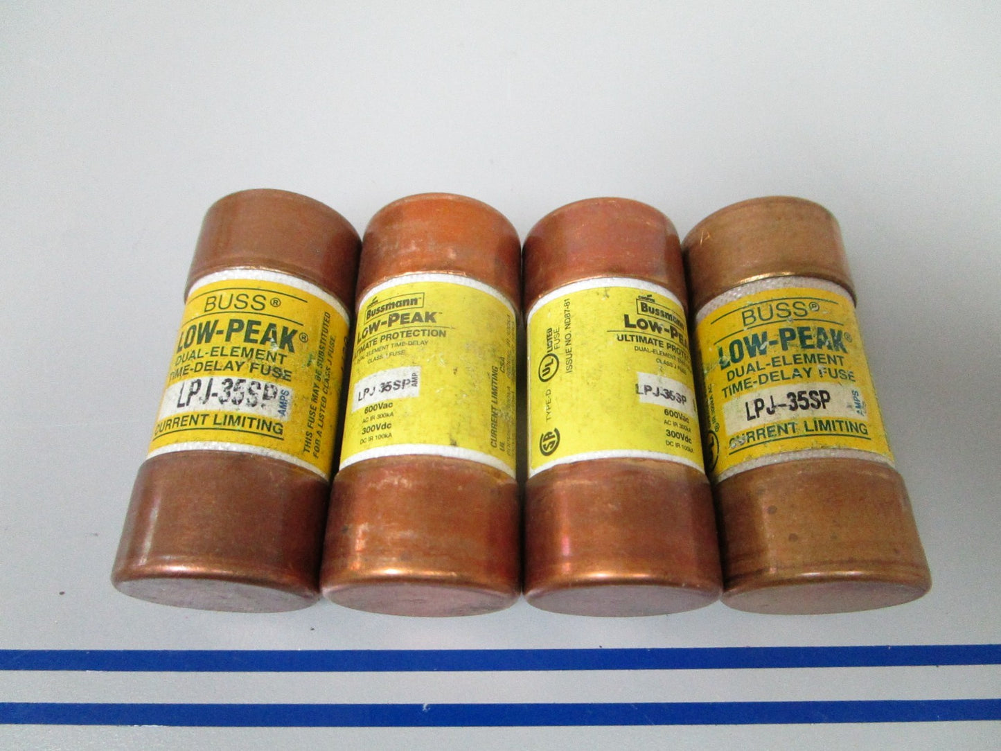 NEW OEM LPJ-35SP Bussman Low-Peak Dual Element Time Delay Class J Fuse (4) 0720