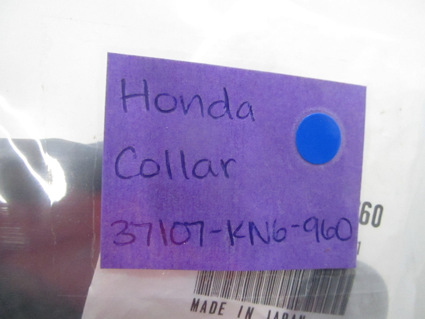 NEW OEM 37107-KN6-960 Honda Collar 0810